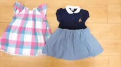 petit main ワンピース　２点セット
