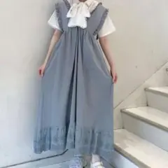 黒ロングワンピース