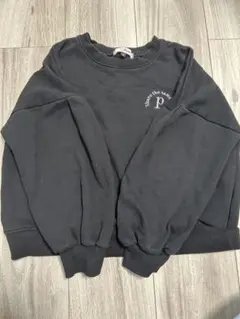 Pink Latte ブラック トレーナー Sサイズ