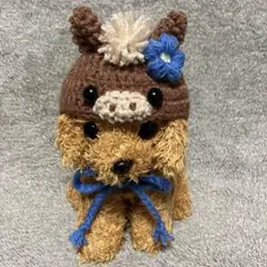 2026年午年♥馬の帽子♥小型犬用帽子・猫用帽子♥ハンドメイド