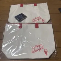 ケンタッキー　KFCオリジナル大容量保冷バッグ　ノジマ　マチ付きエコバッグ