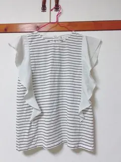 ROPÉ PICNIC ストライプ フリル 半袖 Tシャツ 38‼️