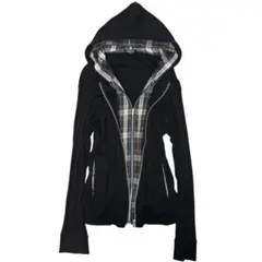 00s archive 平成初期 ダブルジップ パーカー チェック お兄系