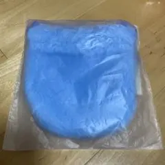 fwee ブルー ファーポーチ