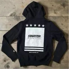 STARTER BLACK LABELスターター 背面ビッグロゴ パーカー M