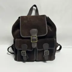 COACH Berkeley Suede Backpack Dark Brown