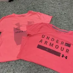 UNDER ARMOUR XLサイズ　オレンジTシャツ 2枚セット