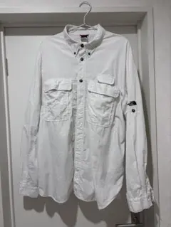 90S ヴィンテージTHE NORTH FACE ホワイトフィッシングシャツ