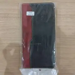 レッド/ブラック 手帳型Androidタブレットケース