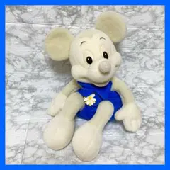 ★希少★ ミッキーマウス＆ミニーマウス　ぬいぐるみ２体セット　アイボリーホワイト
