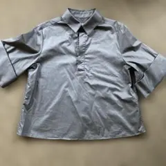 THE SHINZONE プルオーバーシャツ ブルーグレーのサムネイル