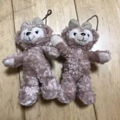 【1回使用】シェリーメイ　ぬいぐるみバッジ×2