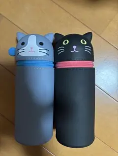 LIHIT LAB SMART FIT 猫型ペンケース 2個セットのサムネイル