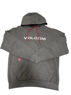 VOLCOM ボルコム　グレー パーカー フード付き　サイズM