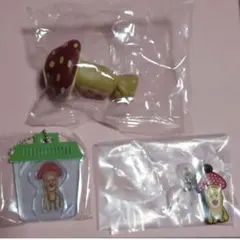 こびとづかん　ガチャ　ベニキノコビト3点