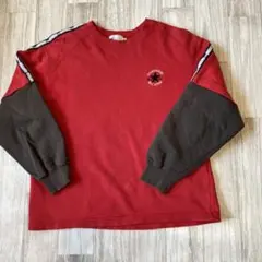 ダメージ品【150㎝】Converse コンバースラグランスリーブ トレーナー