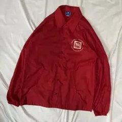 USA製青タグチャンピオン コーチジャケット ナイロンジャケット 赤 レッド M