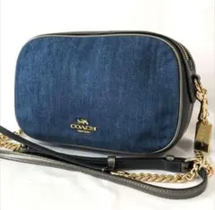 値下げ✨極美品 COACH ショルダーバッグ デニム クラッチバッグ 2wayのサムネイル