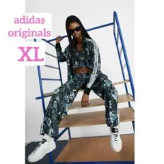 ✨アディダス トラックパンツ ファイヤーバード フラワー ボタニカル ジャージ下