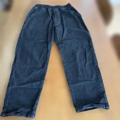 Lee ブラックデニム イージーパンツ