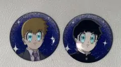 モブサイコ100 缶バッジ 2個セット　霊幻新隆　影山茂夫　グリッター缶バッジ