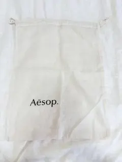 Aesop コットンショップ袋　大きめサイズ　2枚セット