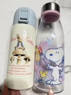 ピーターラビット スヌーピー 水筒 2本セットのサムネイル
