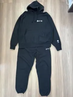 レア Champion × PINTRILL スウェットセットアップ　黒　XL