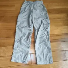 NIKE ナイキ キッズ カーゴパンツ ナイロン ベージュ XSサイズ
