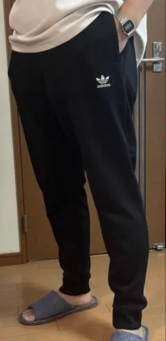 adidasオリジナルス メンズ トレフォイルロゴ ジョガーパンツ