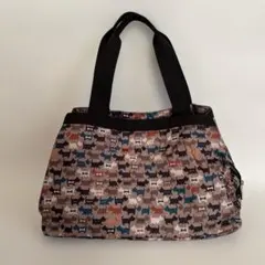 レスポートサック 犬柄　ボストン