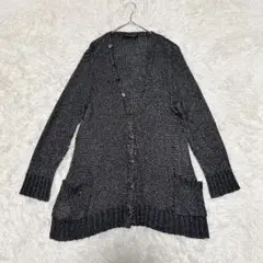 【最高峰】バルマン ニットカーディガン グリッターラメ シルク混 BALMAINのサムネイル
