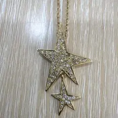 星型クリスタルペンダント ネックレス