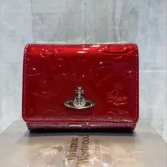 Vivienne Westwood 3つ折り財布 / レッド/シルバー金具付き