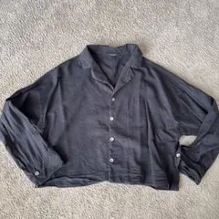 JEANASIS ダークグレー 長袖シャツ サイズF