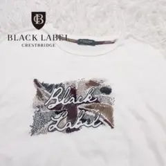 極美品 ブラックレーベルクレストブリッジ トーナルチェックボックス