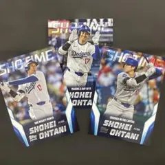 오타니 쇼헤이 Topps Japan SHOTIME 다저스 3장 세트