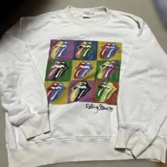 the RollingStonesグラフィックトレーナー XLサイズ ホワイトのサムネイル
