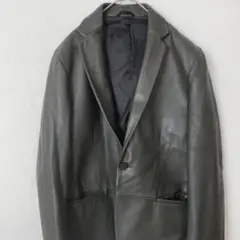 【極美品】ラムレザージャケット カルバンクラインプラティナム
