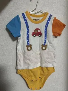 ミキハウス ホットビスケッツ ロンパース 80サイズ