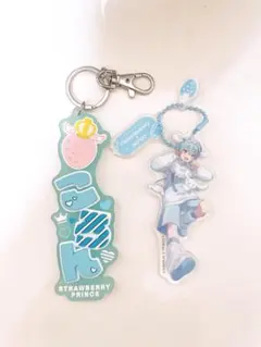 すとぷり ころんくん ラバーキーホルダー アクリルキーホルダー2点セット