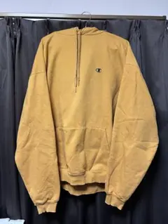 super hoodie Champion マスタード　スーパーフーディー