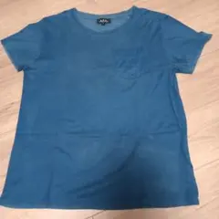 A.P.C. ポケットTシャツ ブルー Mサイズのサムネイル