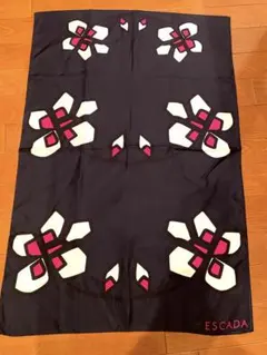 【未使用】エスカーダ　ストール　花柄　紺のサムネイル