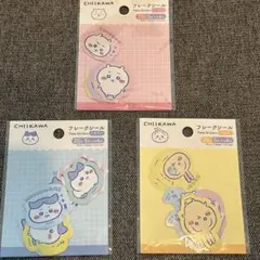 ちいかわ ダイソー フレークシールちいかわ ハチワレ うさぎ 3種類セット