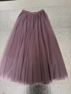 値下げしました！fifth チュール ロングスカート　ピンク