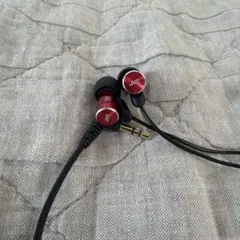 JVC 赤 有線イヤホン　HA-FXD60-R
