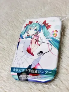 初音ミク　大阪限定献血キャンペーン 缶バッジ 献血 赤十字