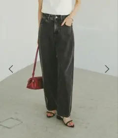 デニムバギーパンツ