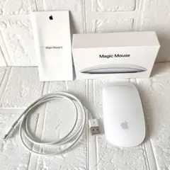 Apple Magic Mouse 2 シルバー　説明書・箱・ケーブル付